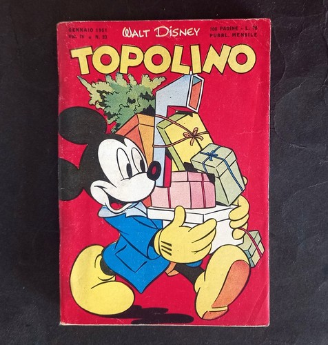 Topolino libretto del 1951 - topolino,