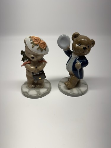 Coppia statuine orsacchiotto