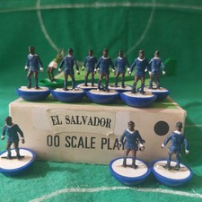 MINT Subbuteo Team HW EL SALVADOR WORLD CUP 1970 NAMED ORIGINALE 100% RARA!
