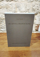 De Divina Proportione - Luca Pacioli. Ed. Cassa di Risparmio Ascoli Piceno, 1982