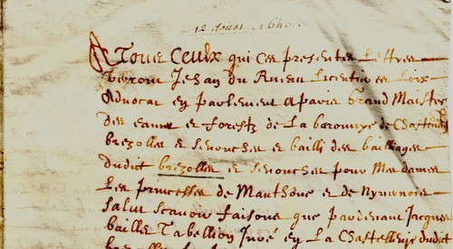 1640 manoscritto pergamena - 1640,