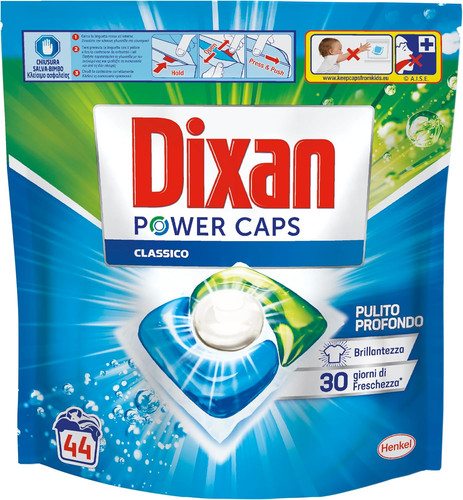 Dixan power caps classico - power,