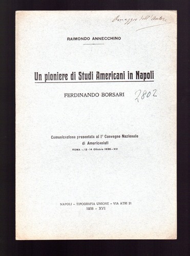 Pioniere studi americani - di,