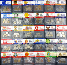 Lotto Collezione 150 Monete Estere | Monete Mondiali da 30 Paesi | Regalo per Bambini