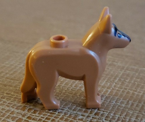 Lego tan shepherd dog - lego,