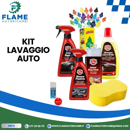 Kit lavaggio auto - lavaggio,