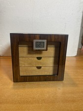 HUMIDOR LUBINSKY SIGARI SCATOLA BOX LEGNO 4 CASSETTI DESIGN