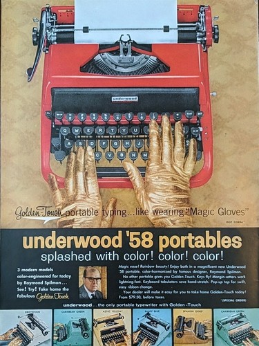 Macchina scrivere portatile - da,