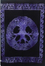 Arazzo mandala albero celtico
