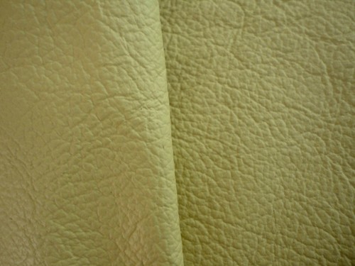 Pelle giallo crema grana