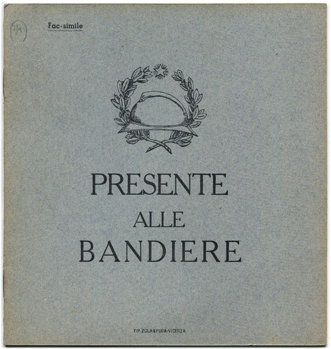 Libretto presente alle - libretto, "presente