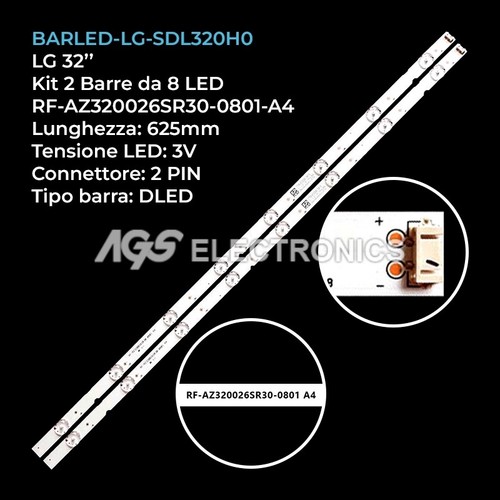 Kit barre strip led tv - 8, lg