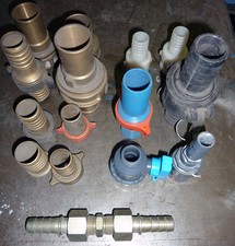 Raccordi plastici e ottone per liquidi e aria varie misure