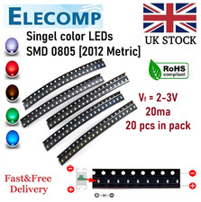 0805 LED SMD - Bianco Rosso
