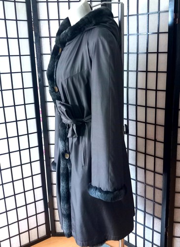 Parka reversibile yves salomon - parka,