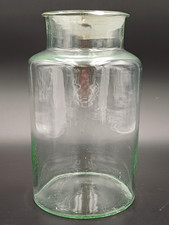 VASO ANTICO VETRO CONTENITORE DI DOLCIUMI E ALIMENTI - SENZA COPERCHIO 25 CM