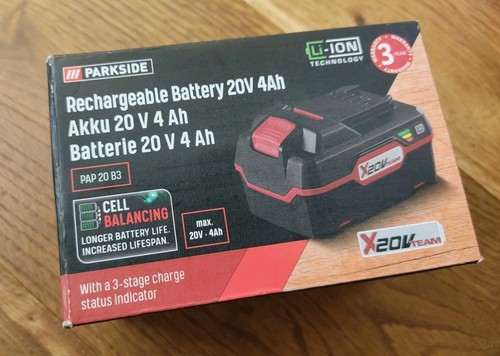 Batteria parkside pap - batteria, 20