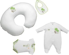 Boppy Cuscino Allattamento Scatola Regalo con Tutina Body e Bavetta Gift Set Neu