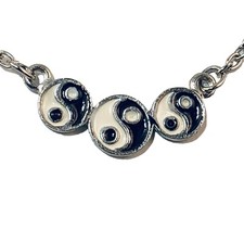 Triple Yin Yang Necklace