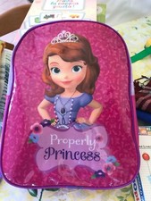 Zainetto bimba rosa Principessa Sofia asilo