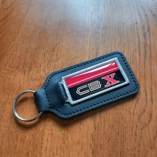 Adatto per Honda CBX 1000 Portachiavi Rosso/Nero Pelle CBX1000 Chiavi Fob Ricambi Parti