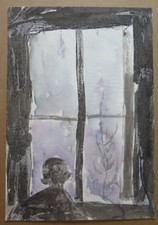 Quadro vintage dipinto - quadro,