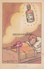 BONFANTI:  Umoristica -  Bambino ed Olio di Ricino