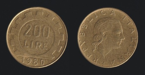 200 lire 1980 - -, italia
