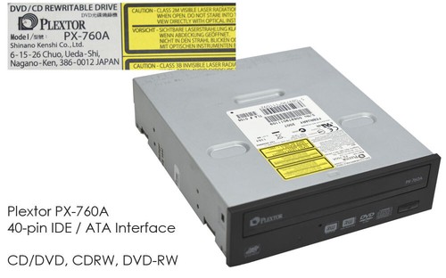 Plextor 760a dvd rewritable - plextor,