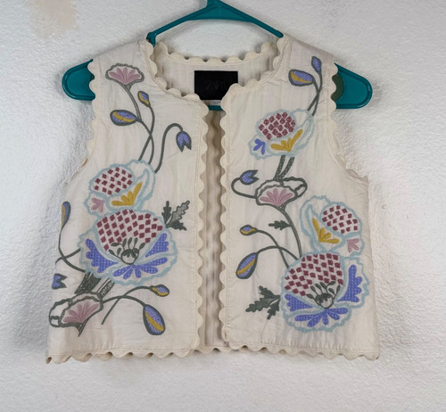 Gilet trapuntato zara bambina - gilet,
