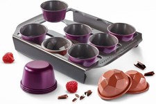 Tefal Creabake Kit Pasta Frolla Stampini Pasticceria 9 Stampi Muffin 3 diamantat