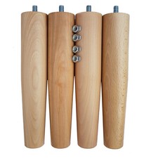 Set 4 pz Piedi Gambe legno