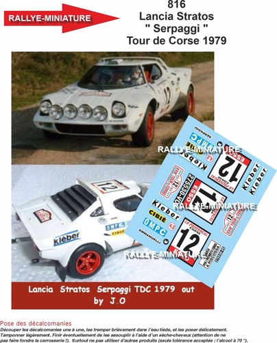 Decals ref 0816 lancia - ref,