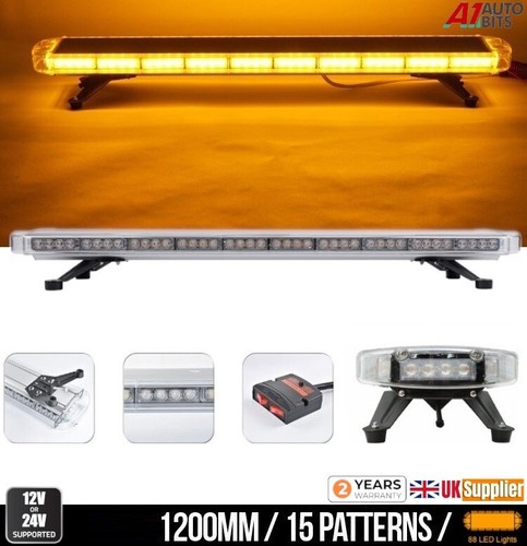 Led luce ambra barra - ambra, strobo