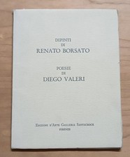 Dipinti di Renato Borsato, Poesie di Diego Valeri (Galleria Santacroce, 1967)