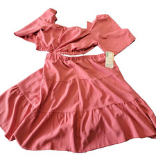 Abito donna, grande, corallo