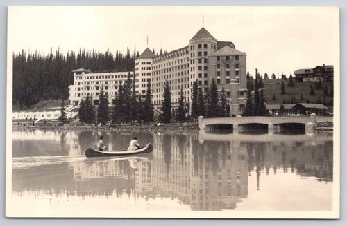 Cartolina rppc chateau lake - rppc,