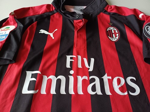 Maglia milan match worn - match,