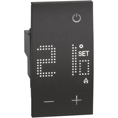 Termostato 230v nero - 230v, living
