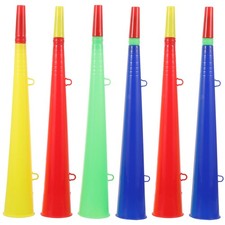  6 pezzi Vuvuzela corno rave
