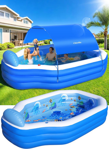 Piscina gonfiabile grande con - piscina,