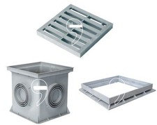 POZZETTO SCARICO PEDONALE CON GRIGLIA E TELAIO NICOLL DA 20 A 55CM