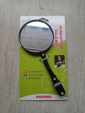 SPECCHIETTO RETROVISORE BICI CATARIFRANGENTE SPECCHIO 8 CM  BICICLETTA 