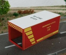 Cassone box per motrice o rimorchio herpa scala 1/87 vigili del fuoco 