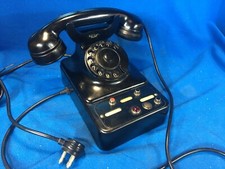 Telefono centralino in bachelite nera anni 50 SAFNAT-MILANO