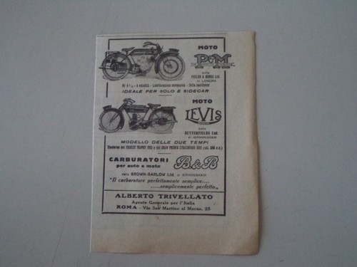 Advertising pubblicità 1923 - advertising,