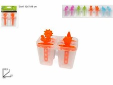 Set 48 Pezzi Formine Forme Stampi Ghiaccioli Gelato Freezer dfh