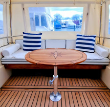 Tavolo ovale per barca in teak