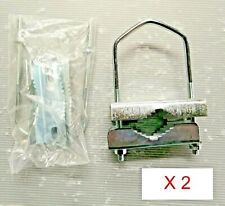 2 STAFFE RINGHIERINI GRANDI SUPPORTO FISSAGGIO PALO PARABOLA MISURA INTERNA 80mm