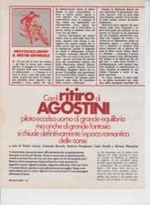 advertising Pubblicità MOTO GP RITIRO GIACOMO AGOSTINI  1977 MV AGUSTA YAMAHA